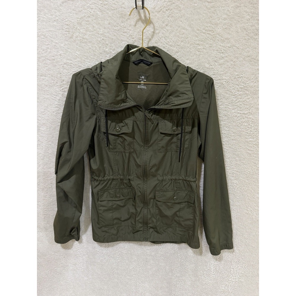 Mountain Hardware Benicia Utility Jacket Size XS Olive Green Full Zip Hooded